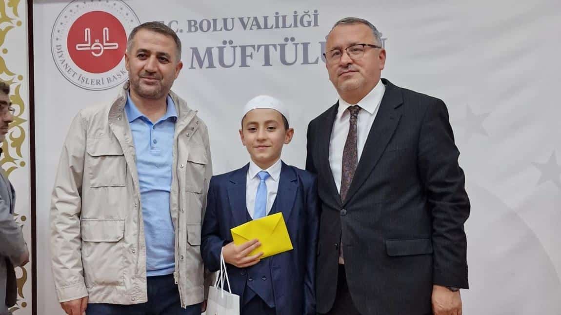 ÖĞRENCİMİZ MEHMET DEMİRTAŞ BİRİNCİ OLDU